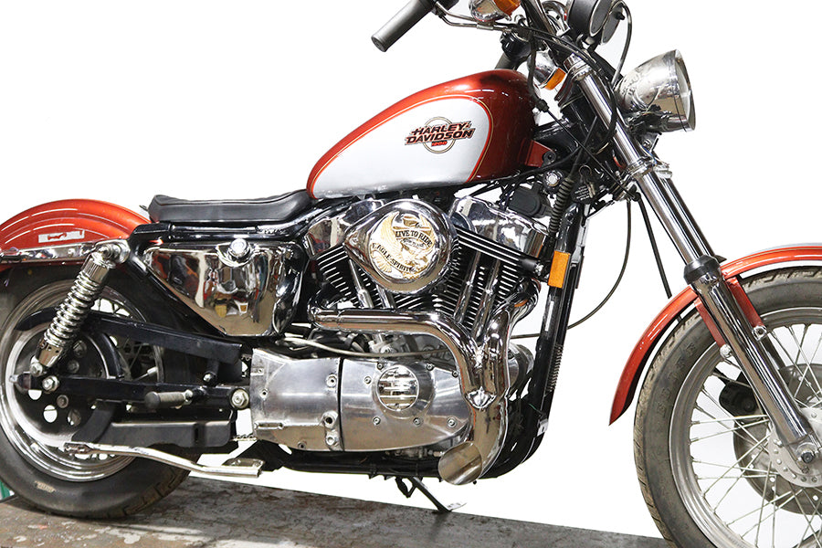 XL Flame Thrower Header Set Chrome