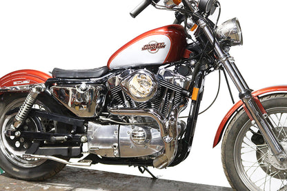 XL Flame Thrower Header Set Chrome