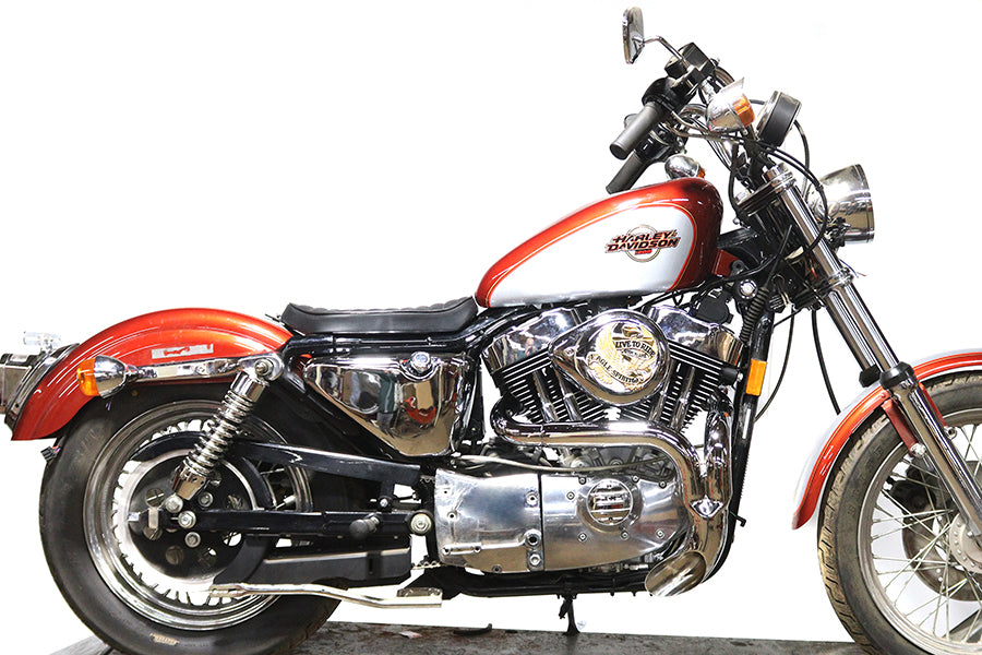 XL Flame Thrower Header Set Chrome