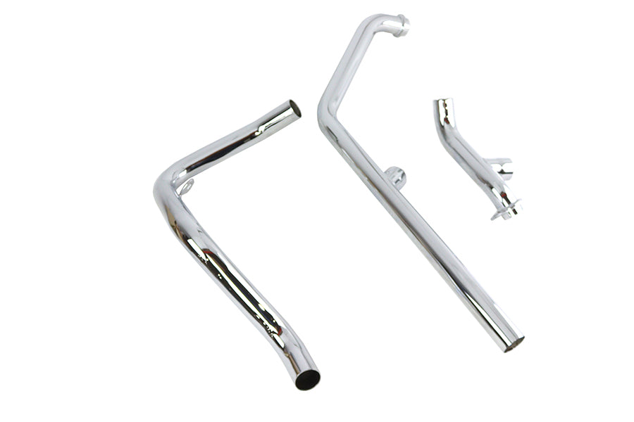 Dual Crossover Chrome Exhaust System