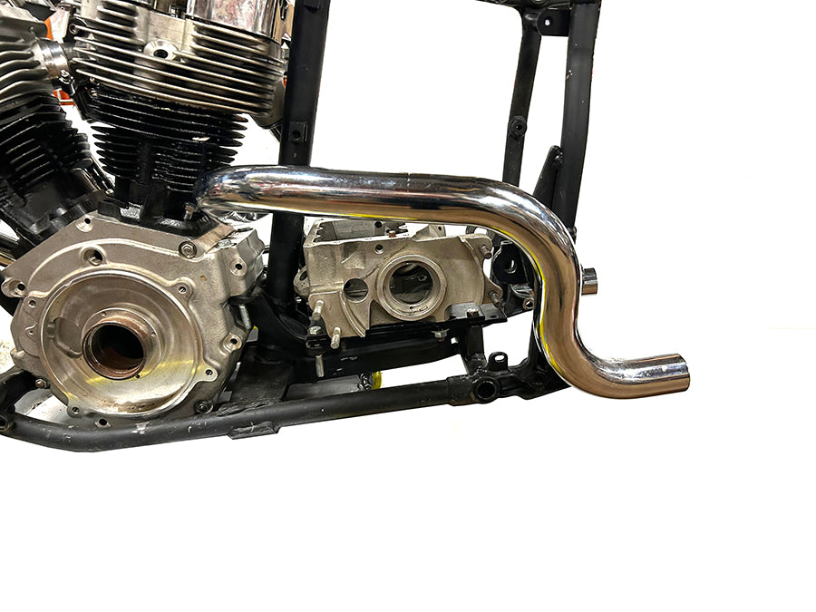 Dual Crossover Chrome Exhaust System