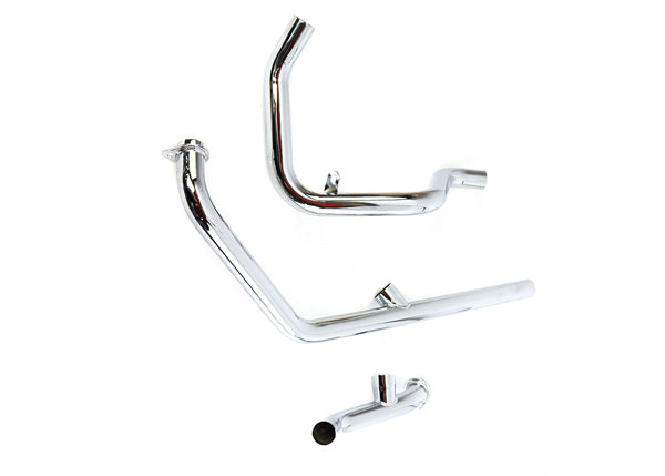 Dual Crossover Chrome Exhaust System