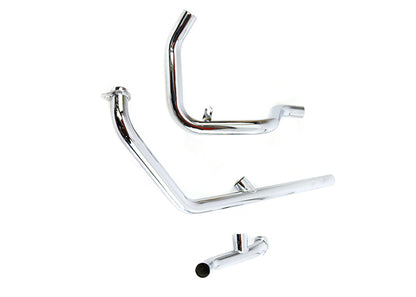 Dual Crossover Chrome Exhaust System
