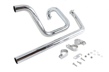 True Dual Exhaust Header Pipe Set