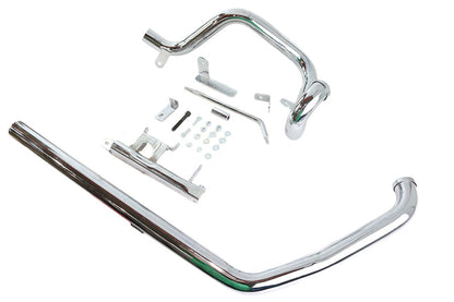 True Dual Exhaust Pipe System Chrome