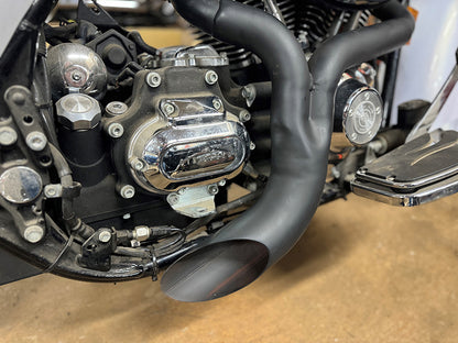 Wyatt Gatling Ground Pounder Exhaust System Black
