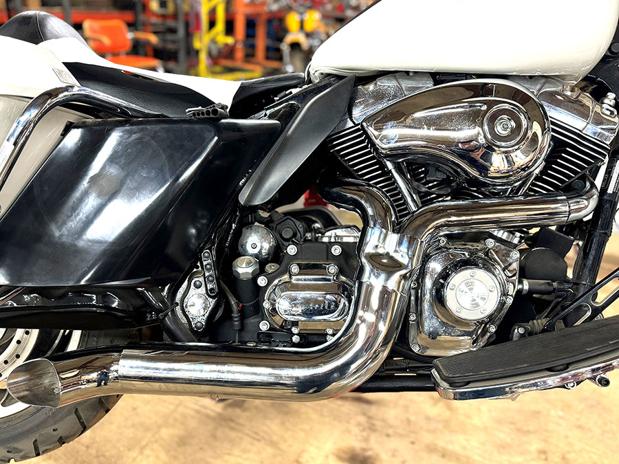 Speedster 1-3/4 2 into 1 Exhaust Header Set Chrome