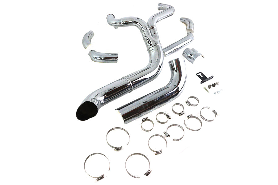 Speedster 1-3/4 2 into 1 Exhaust Header Set Chrome