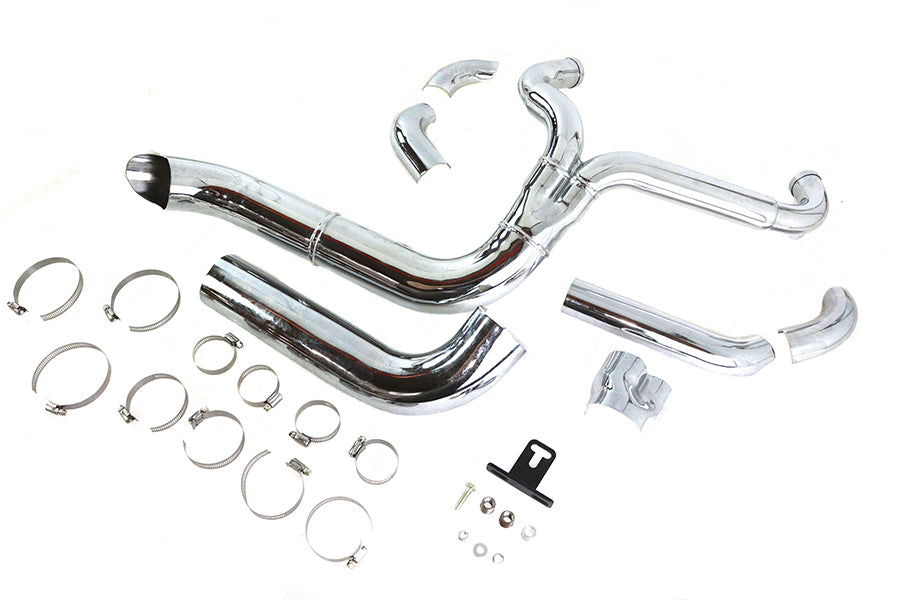 Speedster 1-3/4 2 into 1 Exhaust Header Set Chrome