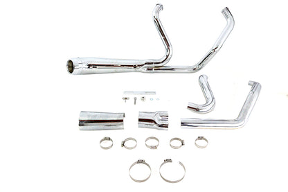 Cyclone 1-3/4 2 into 1 Exhaust Header Set Chrome