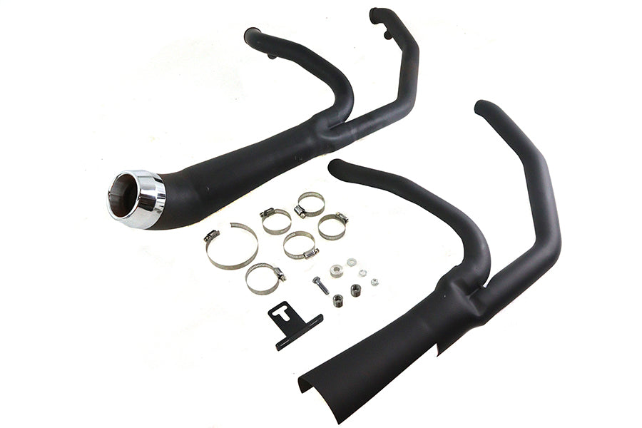 Cyclone 1-3/4 2 into 1 Exhaust Header Set Black