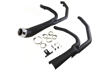 Cyclone 1-3/4 2 into 1 Exhaust Header Set Black