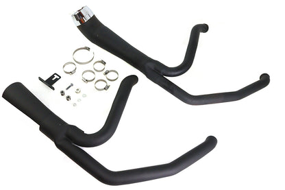 Cyclone 1-3/4 2 into 1 Exhaust Header Set Black