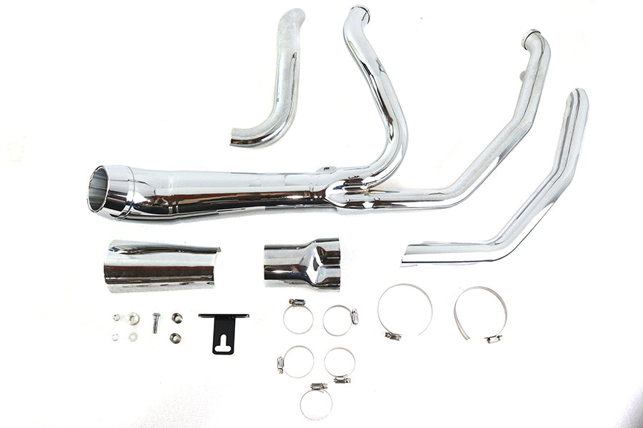Cyclone 1-3/4 2 into 1 Exhaust Header Set Chrome