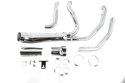 Cyclone 1-3/4 2 into 1 Exhaust Header Set Chrome