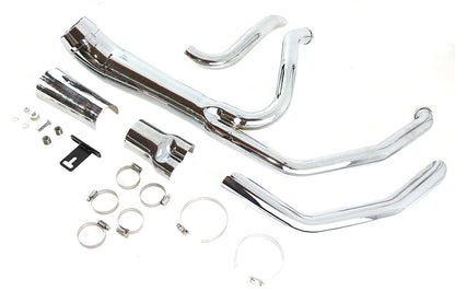 Cyclone 1-3/4 2 into 1 Exhaust Header Set Chrome