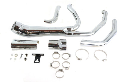 Cyclone 1-3/4 2 into 1 Exhaust Header Set Chrome