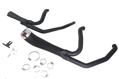 Cyclone 1-3/4 2 into 1 Exhaust Header Set Black