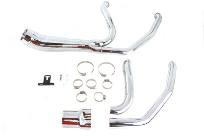 Cyclone 1-3/4 2 into 1 Exhaust Header Set Chrome