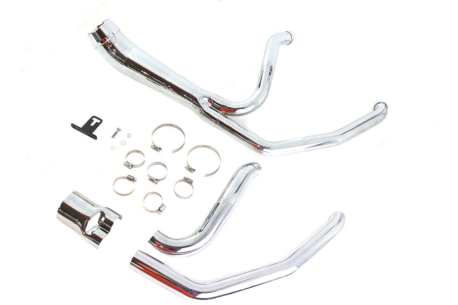 Cyclone 1-3/4 2 into 1 Exhaust Header Set Chrome