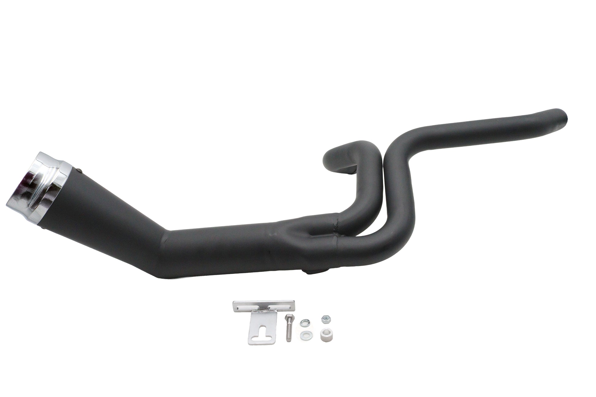 Cyclone 1-3/4 2 into 1 Exhaust Header Set Black