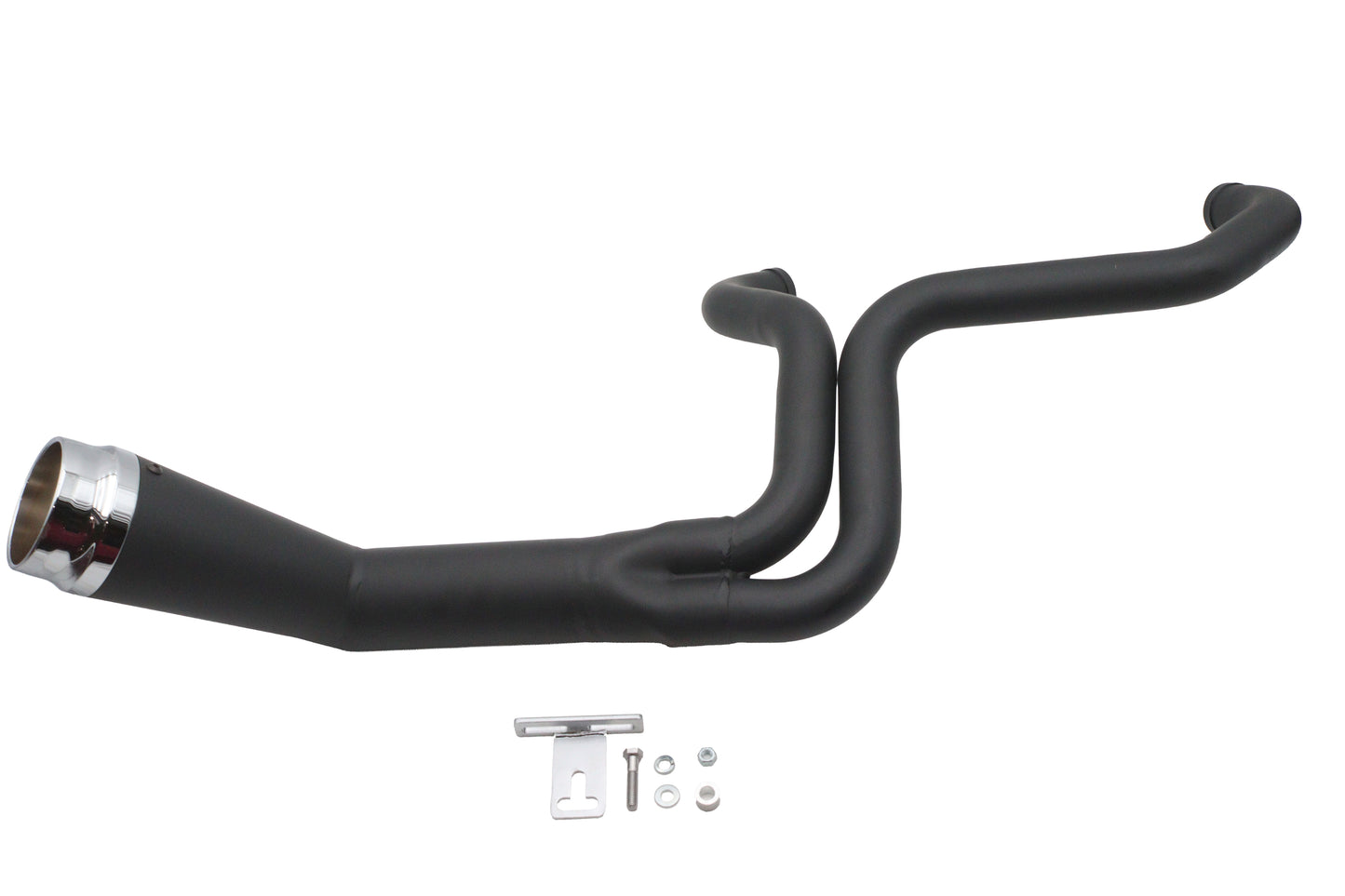 Cyclone 1-3/4 2 into 1 Exhaust Header Set Black