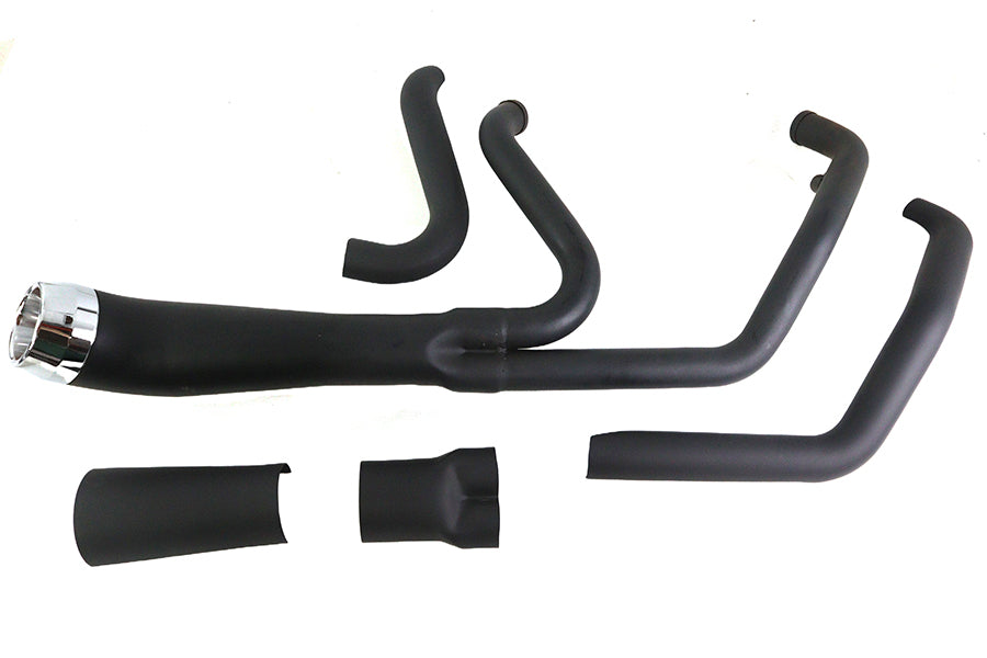 Cyclone 1-3/4 2 into 1 Exhaust Header Set Black