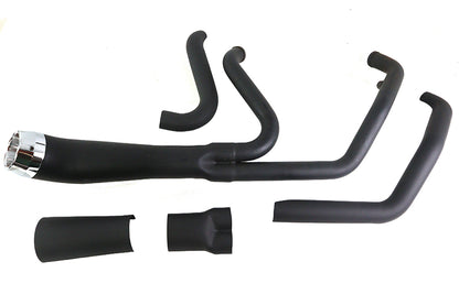Cyclone 1-3/4 2 into 1 Exhaust Header Set Black