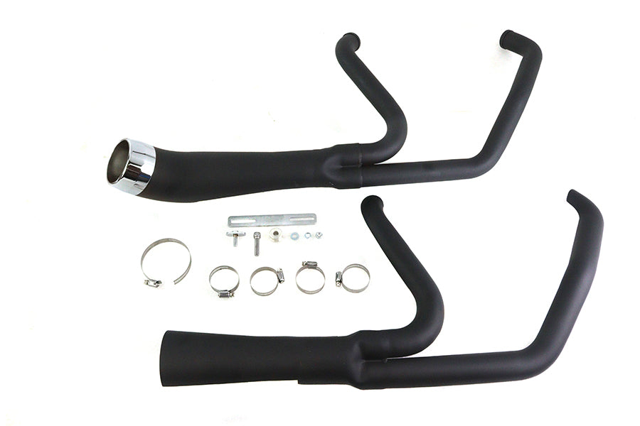 Cyclone 1-3/4 2 into 1 Exhaust Header Set Black