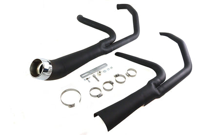 Cyclone 1-3/4 2 into 1 Exhaust Header Set Black