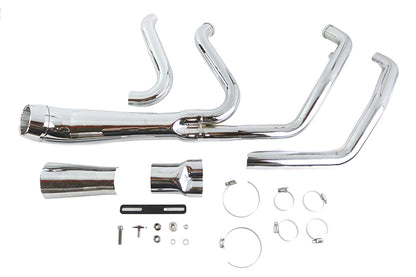 Cyclone 1-3/4 2 into 1 Exhaust Header Set Chrome