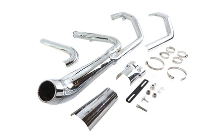 Cyclone 1-3/4 2 into 1 Exhaust Header Set Chrome