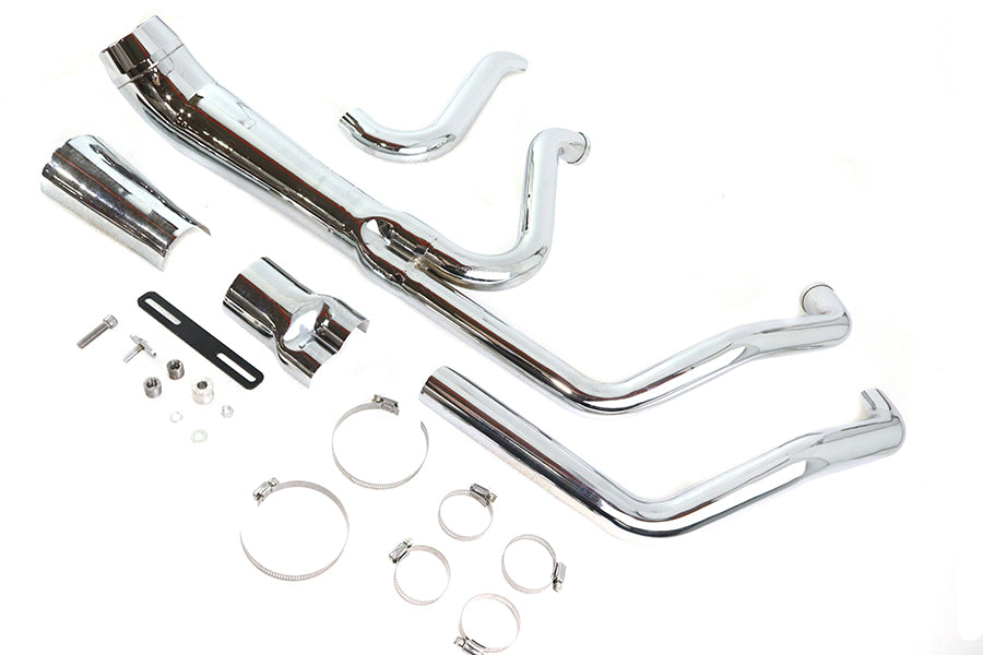 Cyclone 1-3/4 2 into 1 Exhaust Header Set Chrome