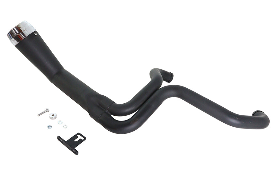 Factory Sample FLT Offset Megaphone 2:1 Exhaust Black with