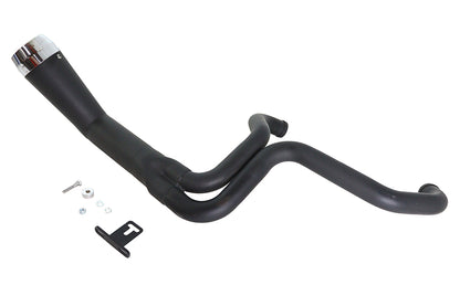 Factory Sample FLT Offset Megaphone 2:1 Exhaust Black with