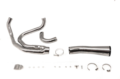 Wyatt Gatling Road Rage Exhaust Header System Chrome