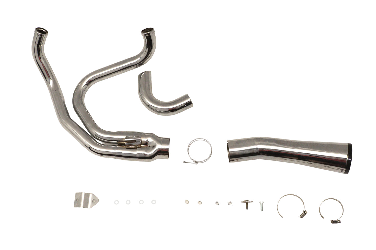 Wyatt Gatling Road Rage Exhaust Header System Chrome