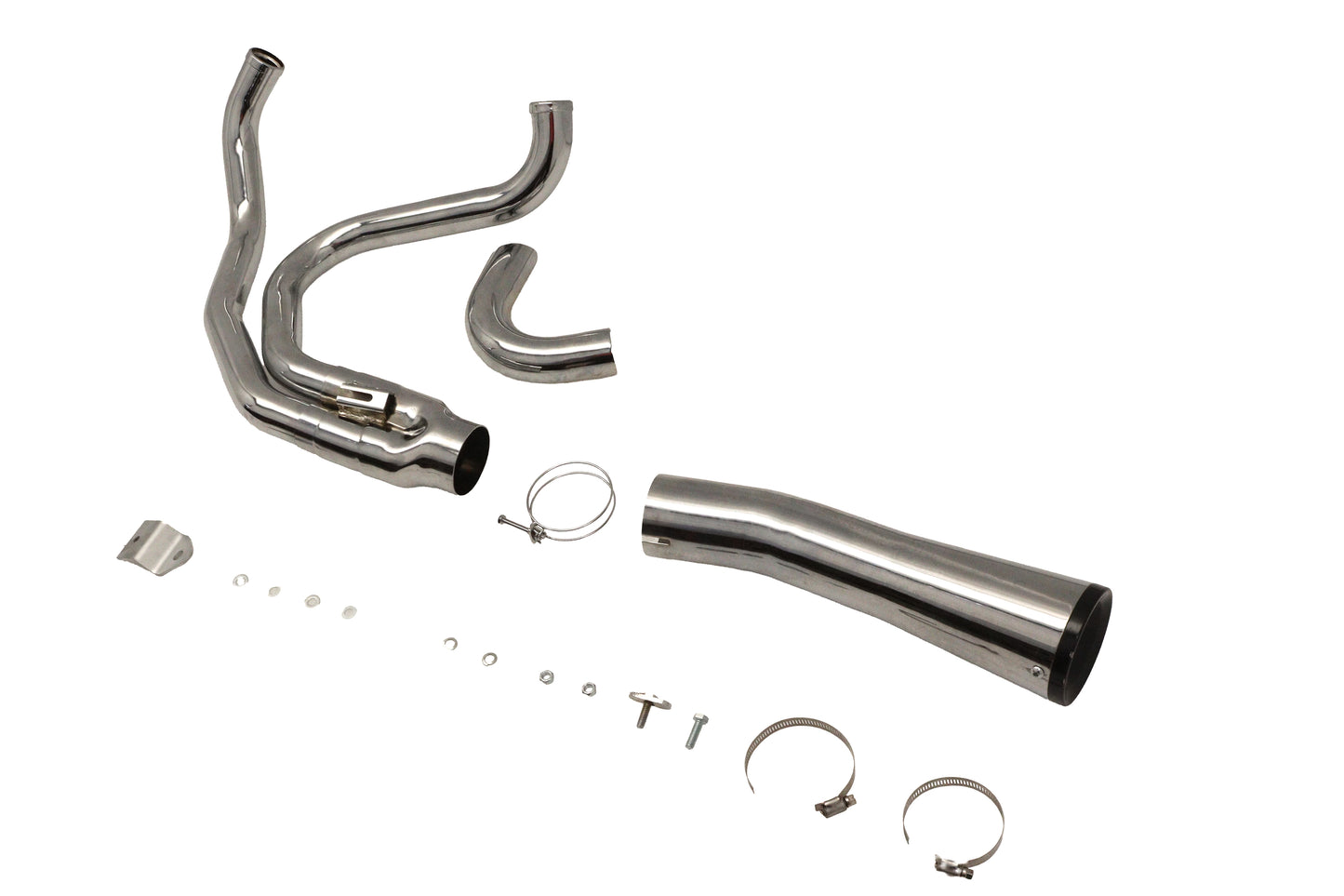 Wyatt Gatling Road Rage Exhaust Header System Chrome