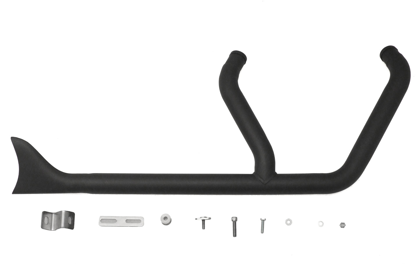 1-3/4 2 into 1 Exhaust Header Set Black