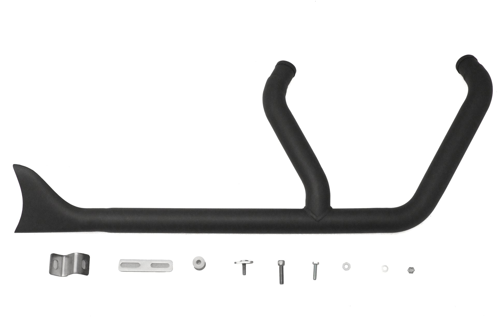 1-3/4 2 into 1 Exhaust Header Set Black