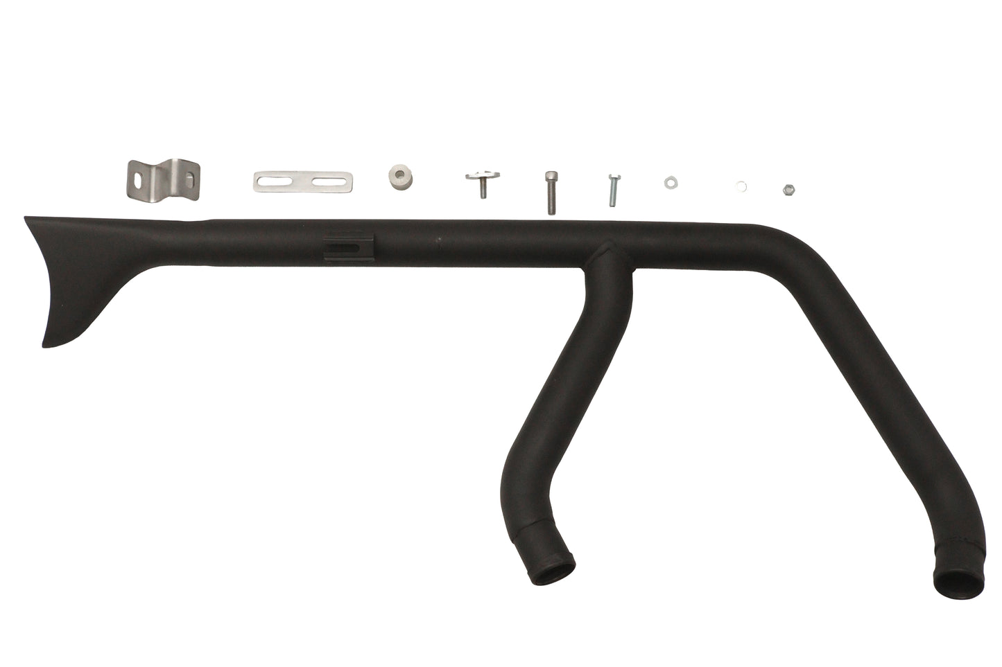 1-3/4 2 into 1 Exhaust Header Set Black