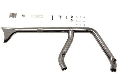 1-3/4 2 into 1 Exhaust Header Set Chrome