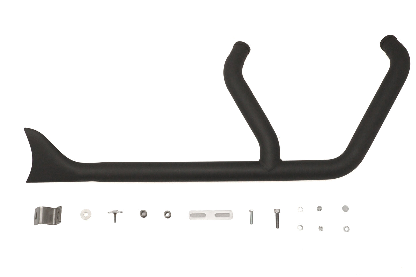 1-3/4 2 into 1 Exhaust Header Set Black