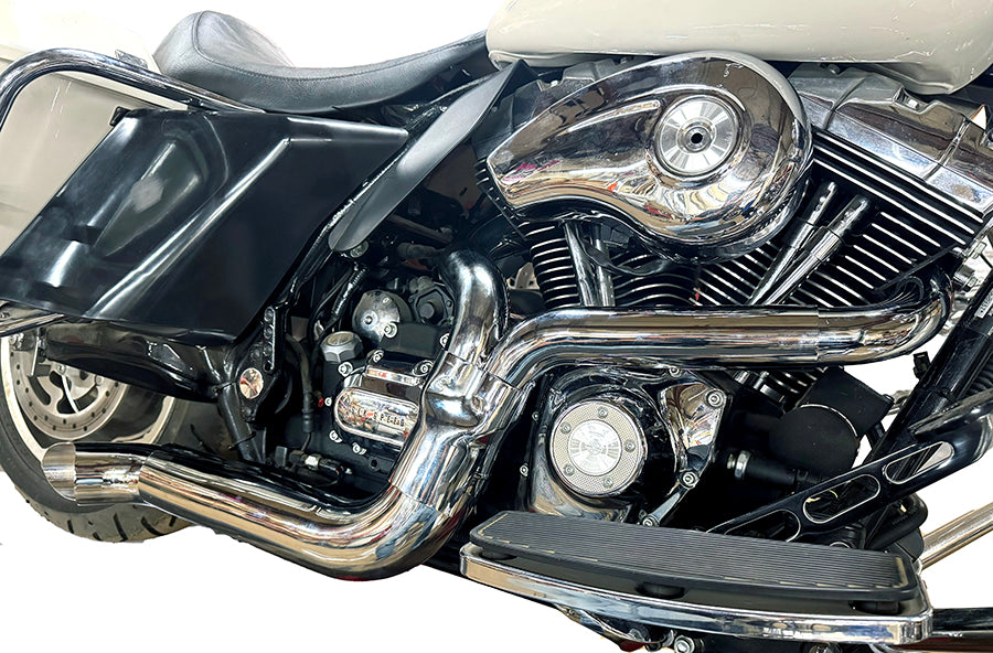 Speedster 1-3/4 2 into 1 Exhaust Header Set Chrome