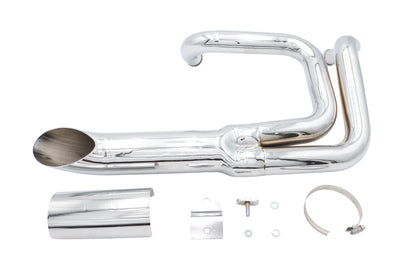 Wyatt Gatling Lake Style Exhaust System Chrome