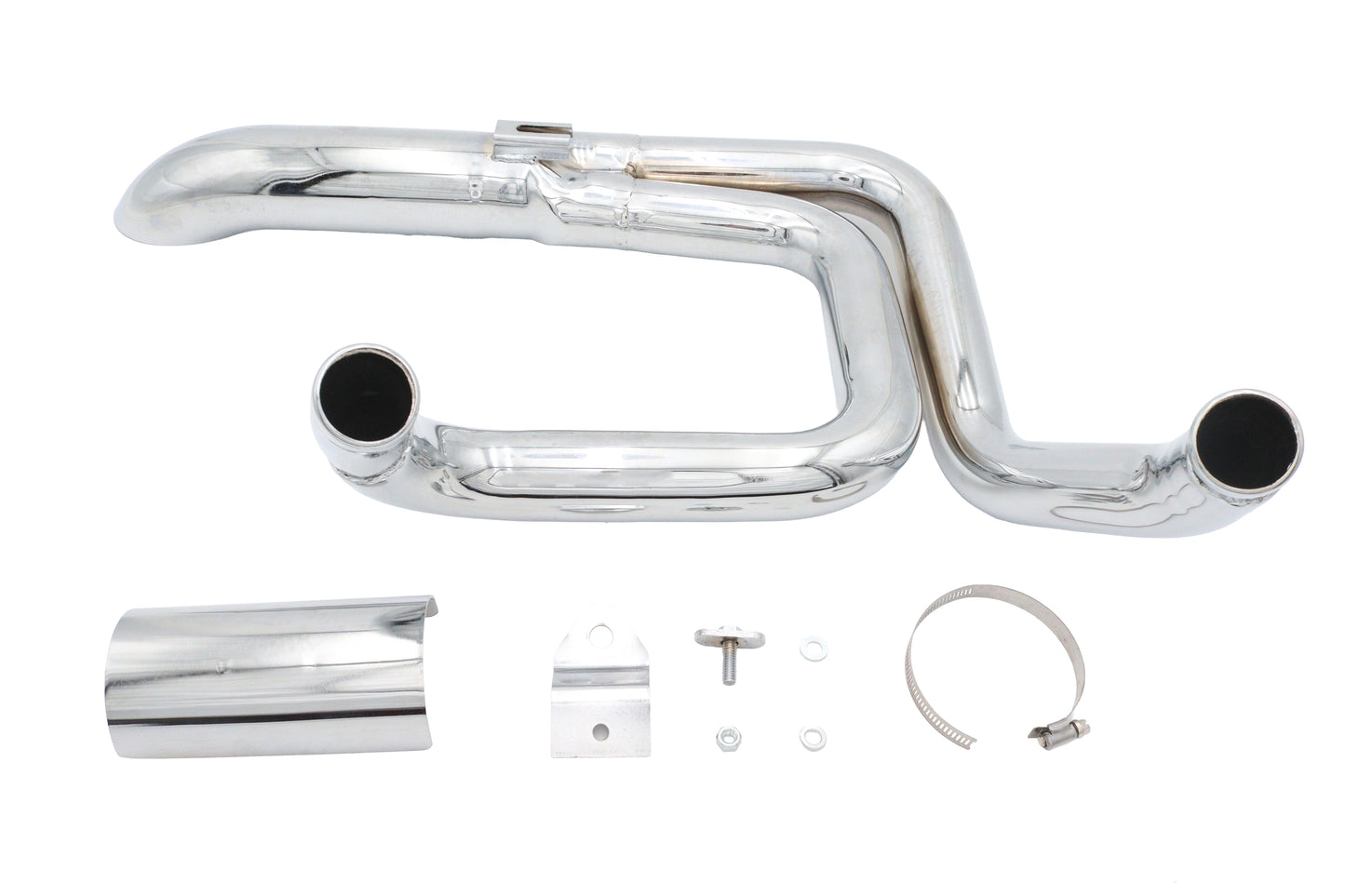 Wyatt Gatling Lake Style Exhaust System Chrome