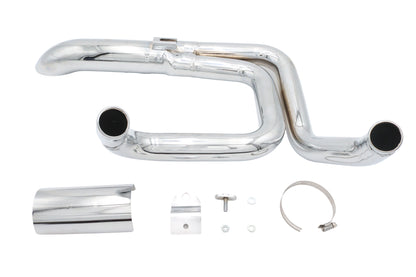 Wyatt Gatling Lake Style Exhaust System Chrome