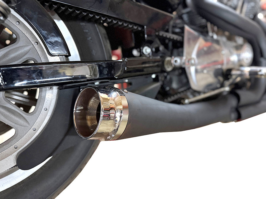 XL Holeshot 2:1 Exhaust Header System Black