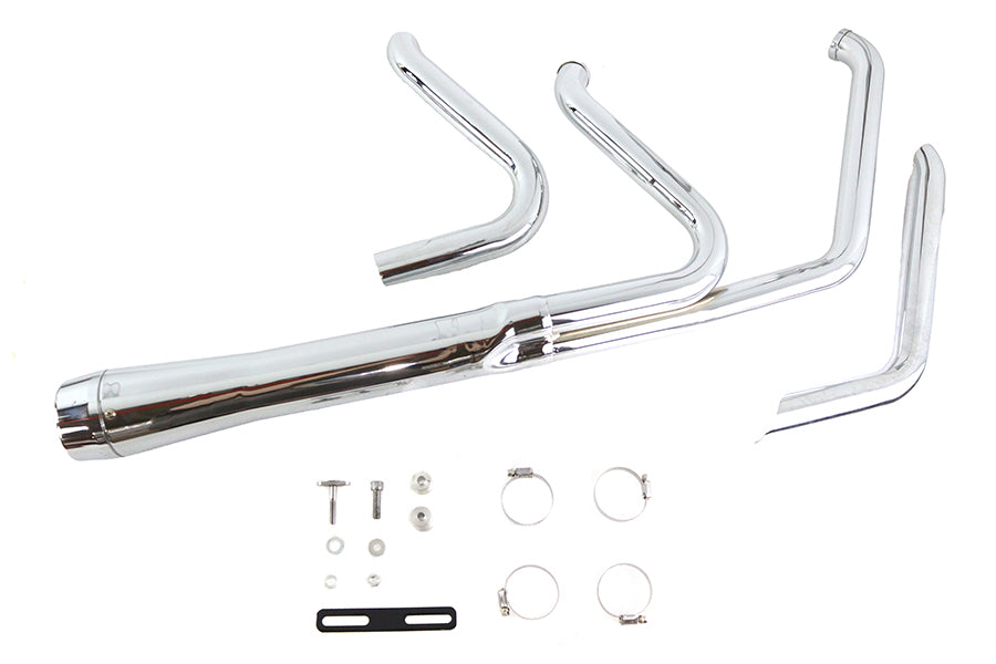 Wyatt Gatling Holeshot Exhaust Set Chrome