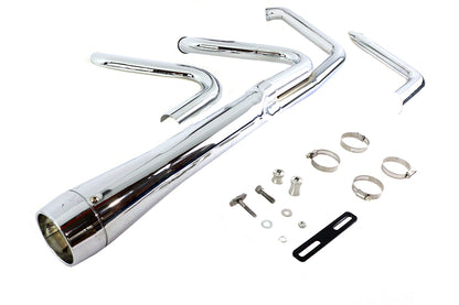 Wyatt Gatling Holeshot Exhaust Set Chrome